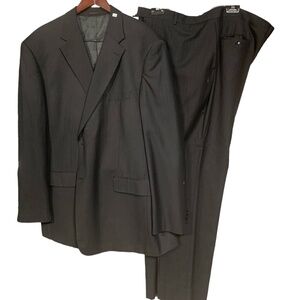 Men's Black Dress Coat and Pant Set